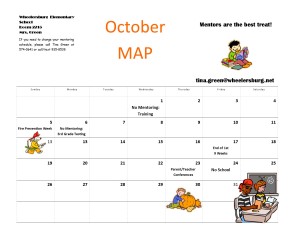 October 2014 calendar